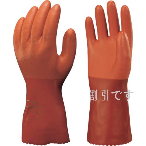 ショーワ　塩化ビニール手袋　Ｎｏ６２０ニューロングビニローブ　オレンジ　ＬＬサイズ　