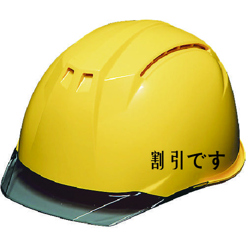 ＤＩＣ　透明バイザーヘルメット　ＡＡ１１ＥＶＯ－ＣＷ　ＫＰ　黄色／スモーク　