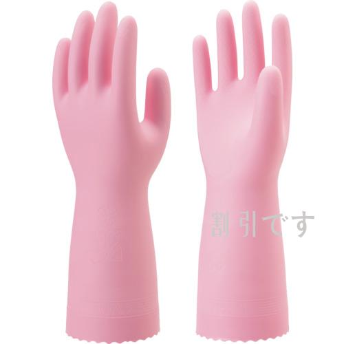 ショーワ　塩化ビニール手袋　ワーキング中厚手　ピンク　Ｍサイズ　