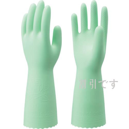 ショーワ　塩化ビニール手袋　Ｎｏ１３２ビニトップ厚手　グリーン　Ｍサイズ　