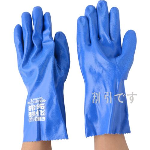 エステー　ニトリルゴム手袋（裏毛なし）　モデルローブＮＯ６３１指先強化水産用ニトリル手袋　３Ｌ　