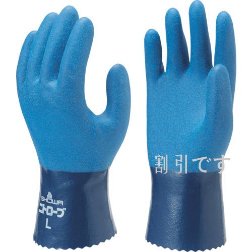 ショーワ　ニトリルゴム手袋　Ｎｏ７５０ニトロ－ブ　ブルー　Ｌサイズ　