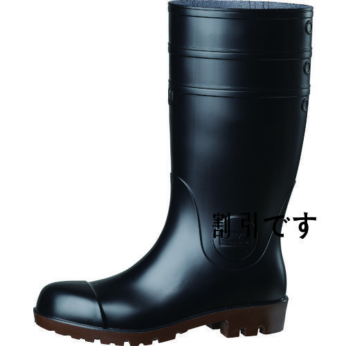 ミドリ安全　耐油・耐薬　安全長靴　ワークエース　ＮＷ１０００スーパー　ブラック　２３．０ＣＭ　